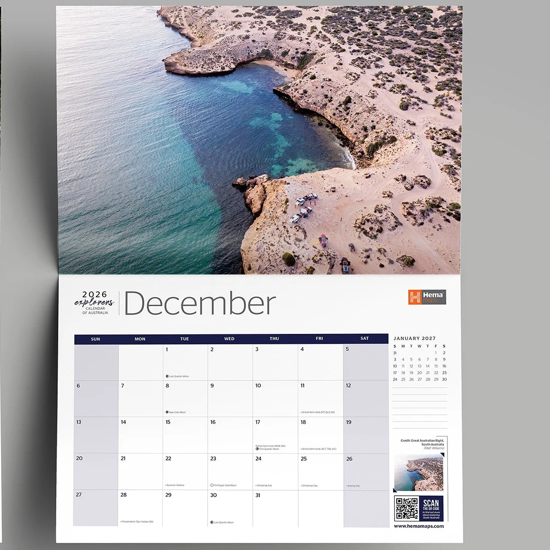 2026 Hema Maps Explorer Calendar - Image 11