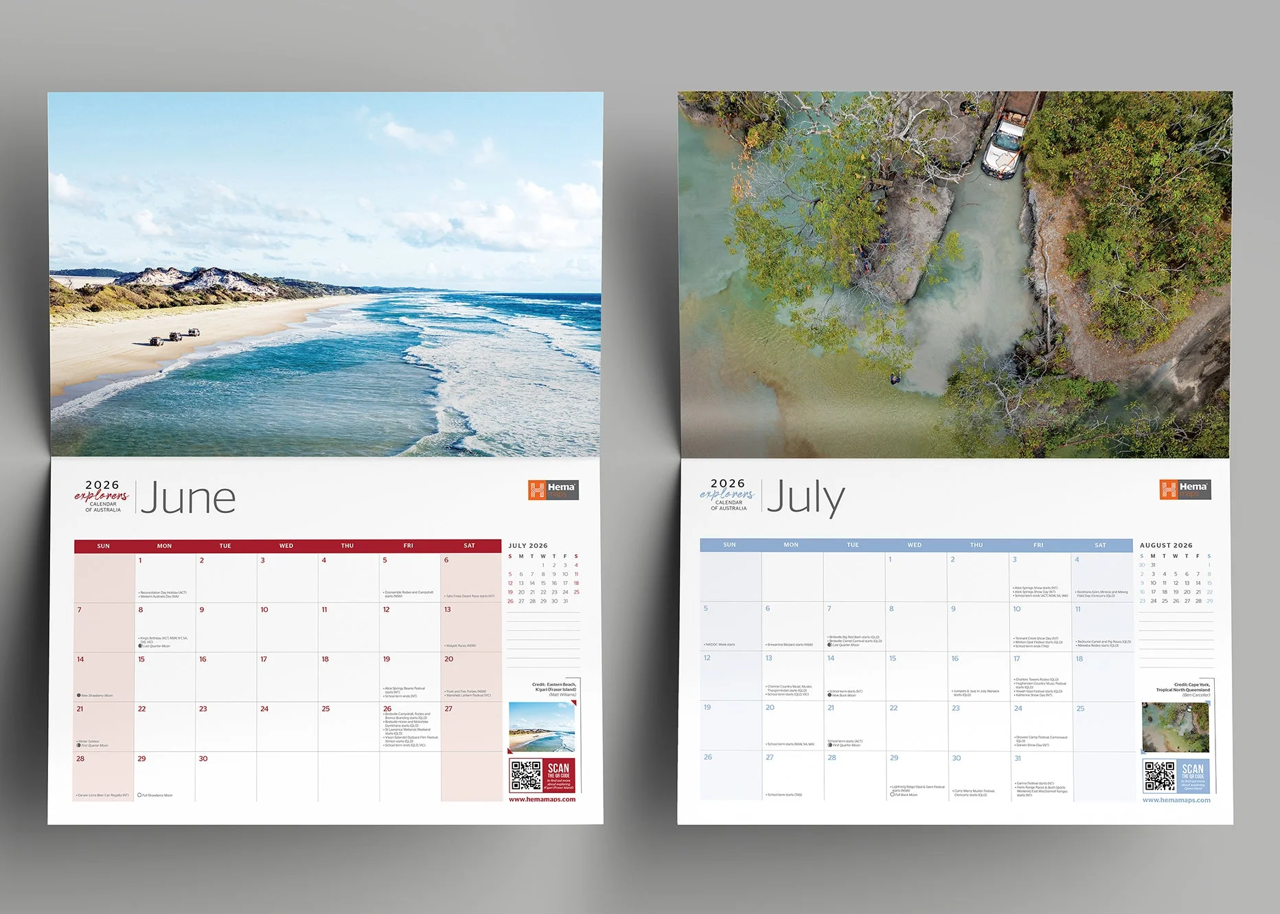 2026 Hema Maps Explorer Calendar - Image 12