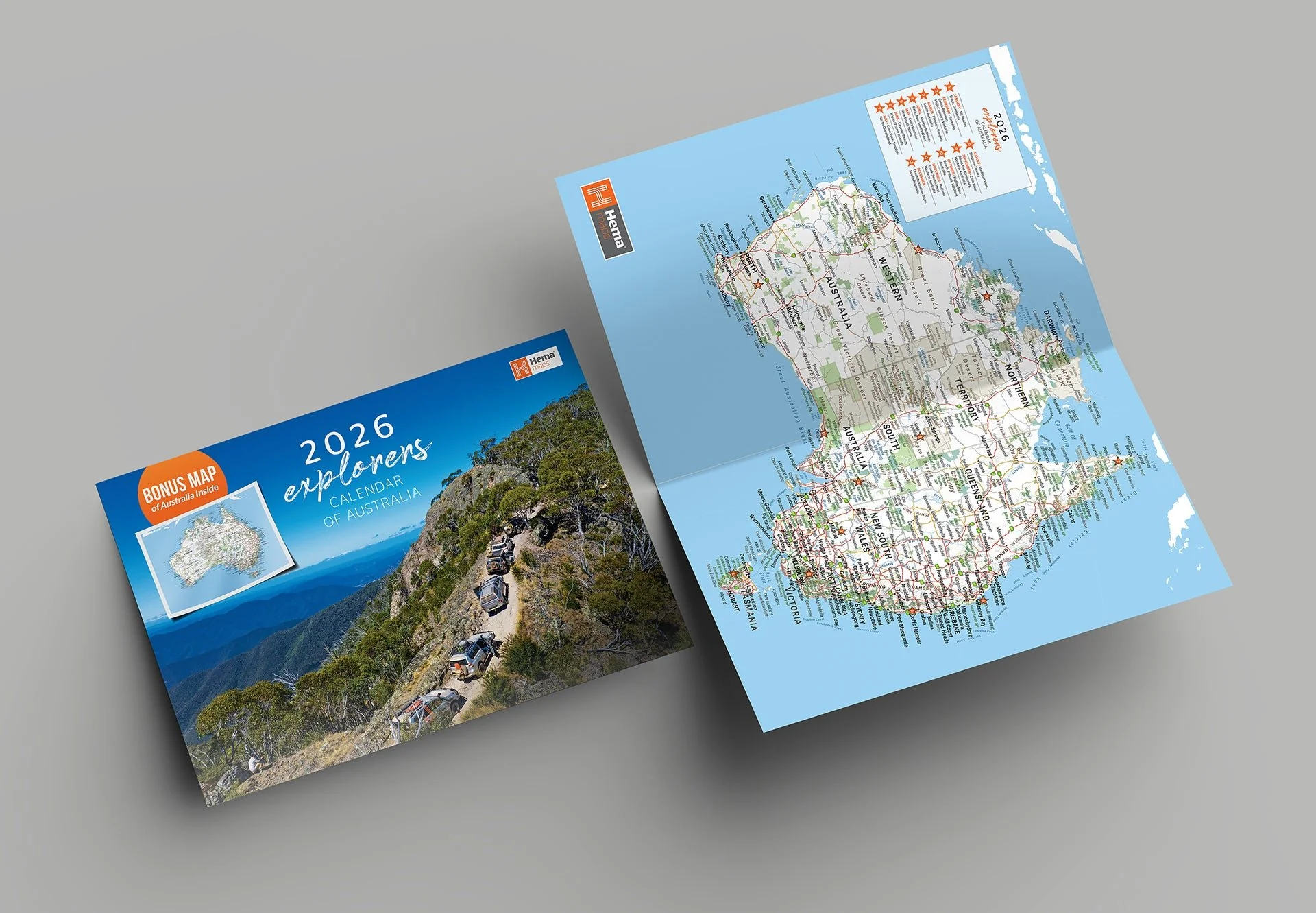 2026 Hema Maps Explorer Calendar - Image 3