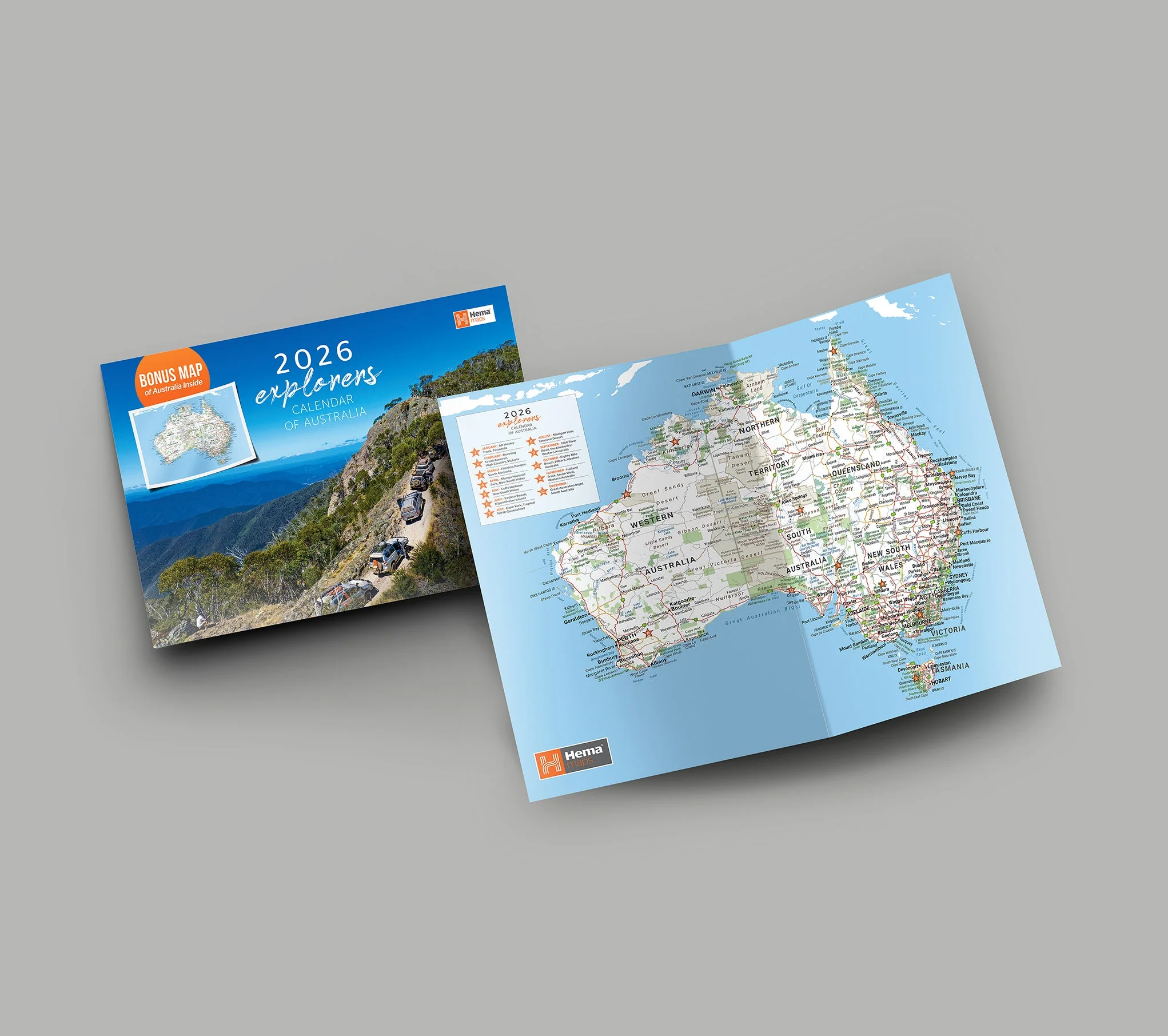 2026 Hema Maps Explorer Calendar - Image 4