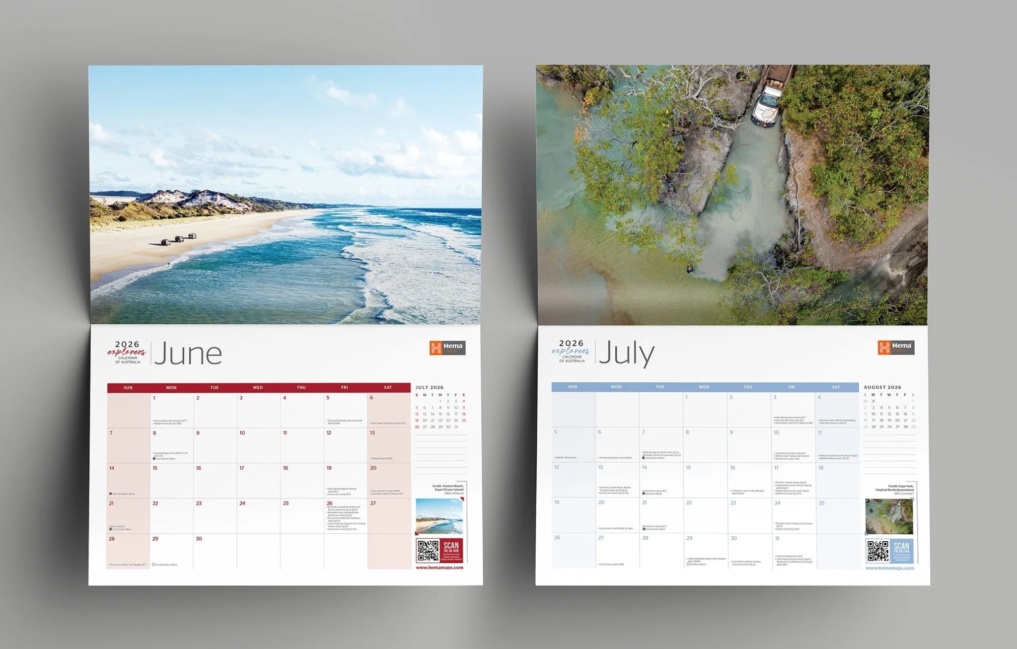 2026 Hema Maps Explorer Calendar - Image 6