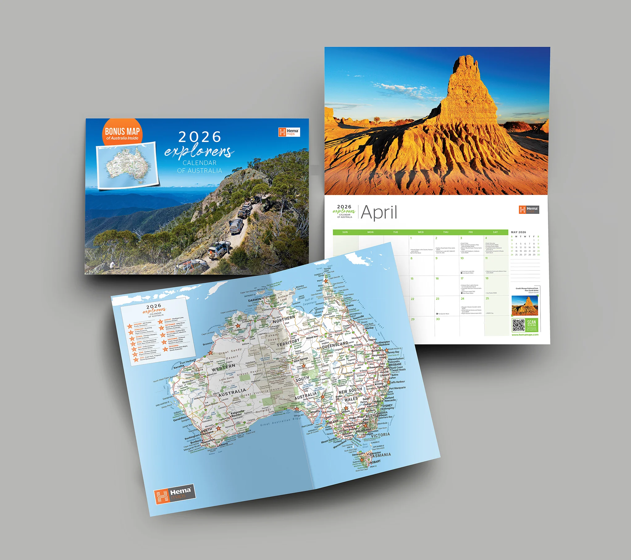 2026 Hema Maps Explorer Calendar - Image 7