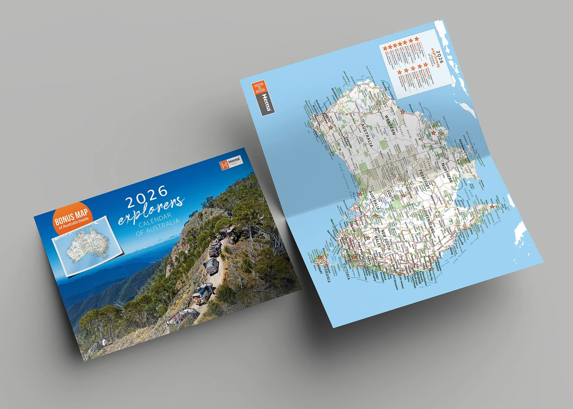 2026 Hema Maps Explorer Calendar - Image 9