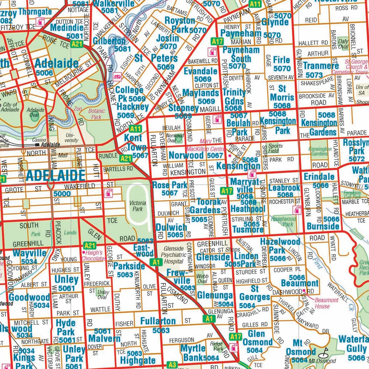 Adelaide and Region Map - Image 15