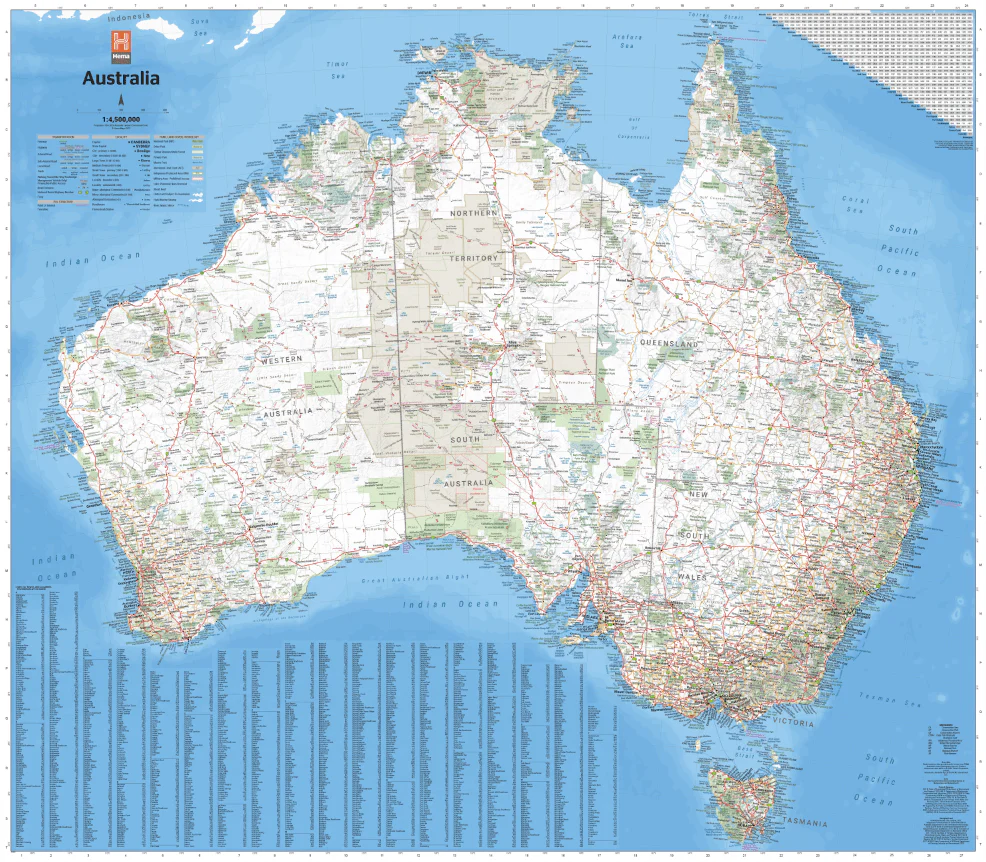 Australia Large Map - Image 3
