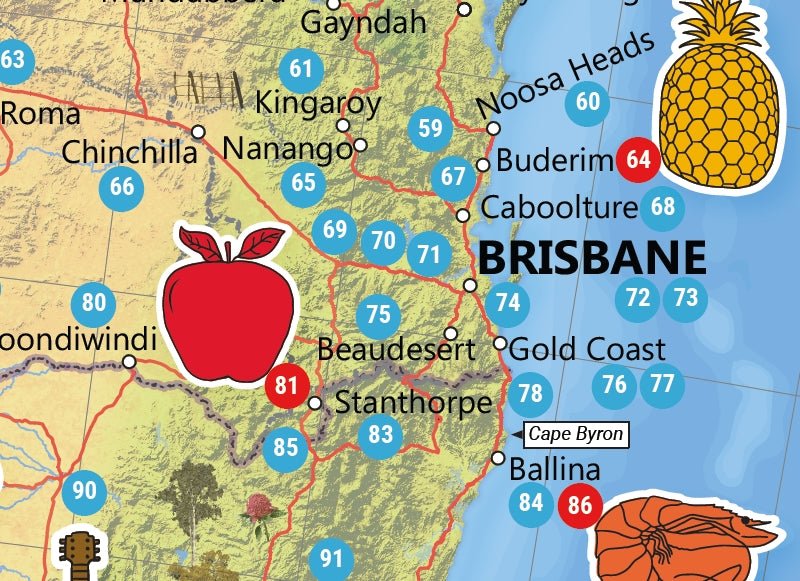 Big things of Australia Map - Image 4