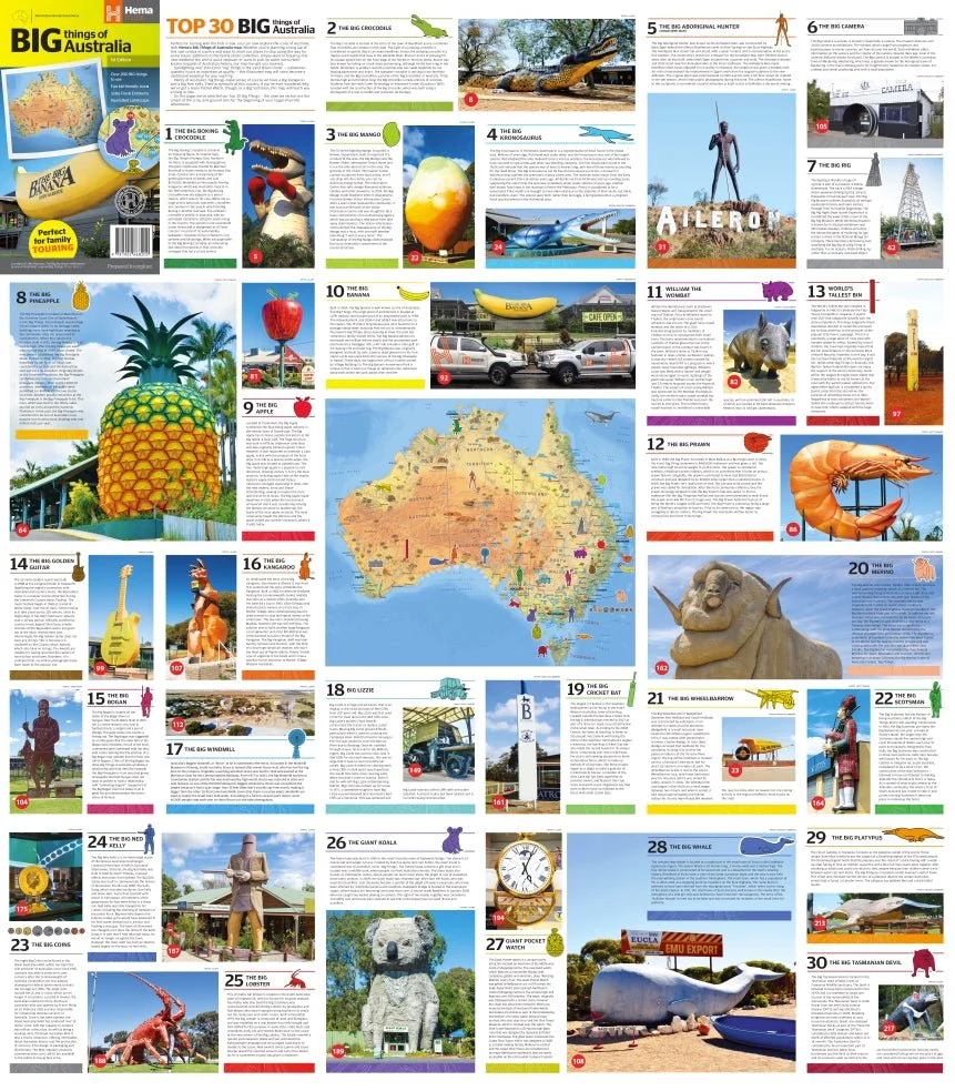Big things of Australia Map - Image 5