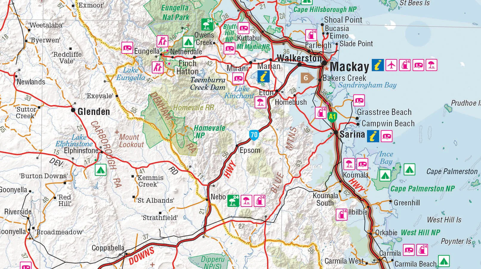 Brisbane to Cairns Map - Image 4