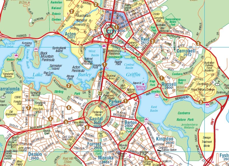 Canberra & Region Map - Image 12