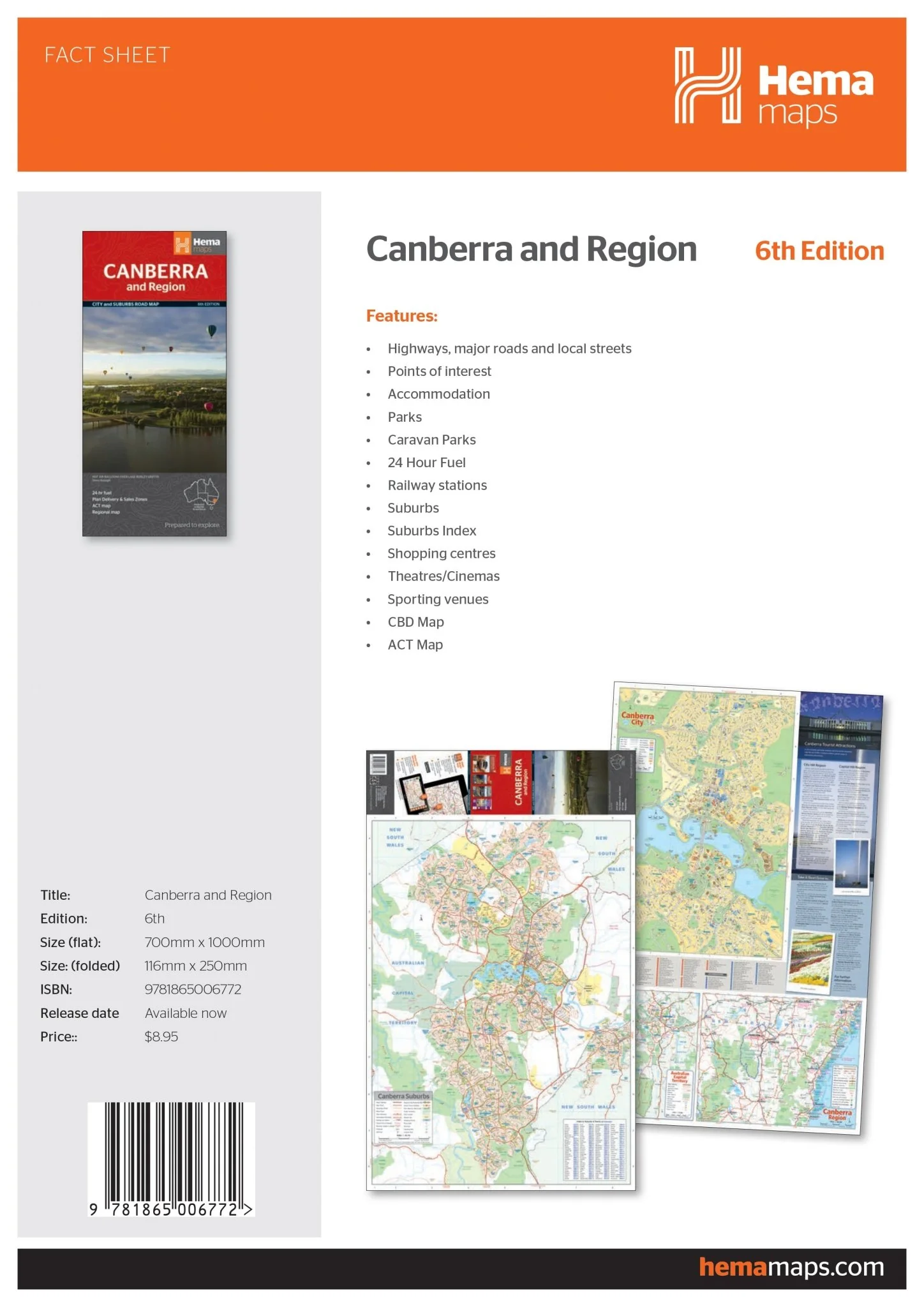 Canberra & Region Map - Image 8