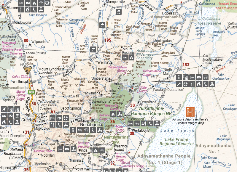 Central Australia Map - Image 4
