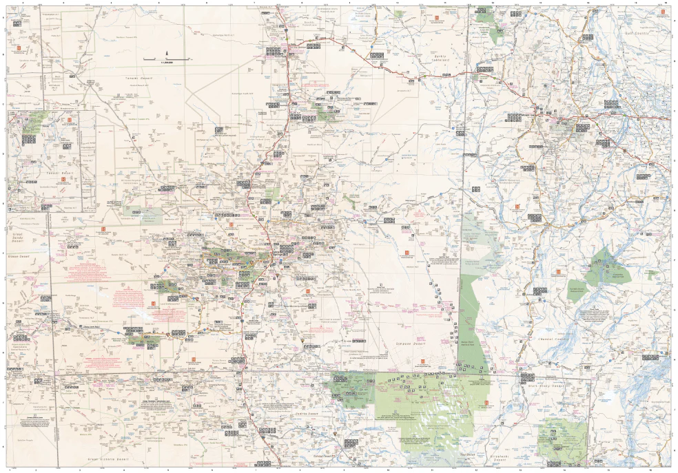 Central Australia Map - Image 5