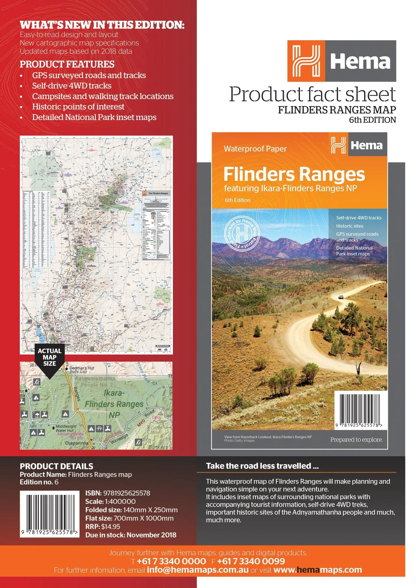 Flinders Ranges Map - Image 3