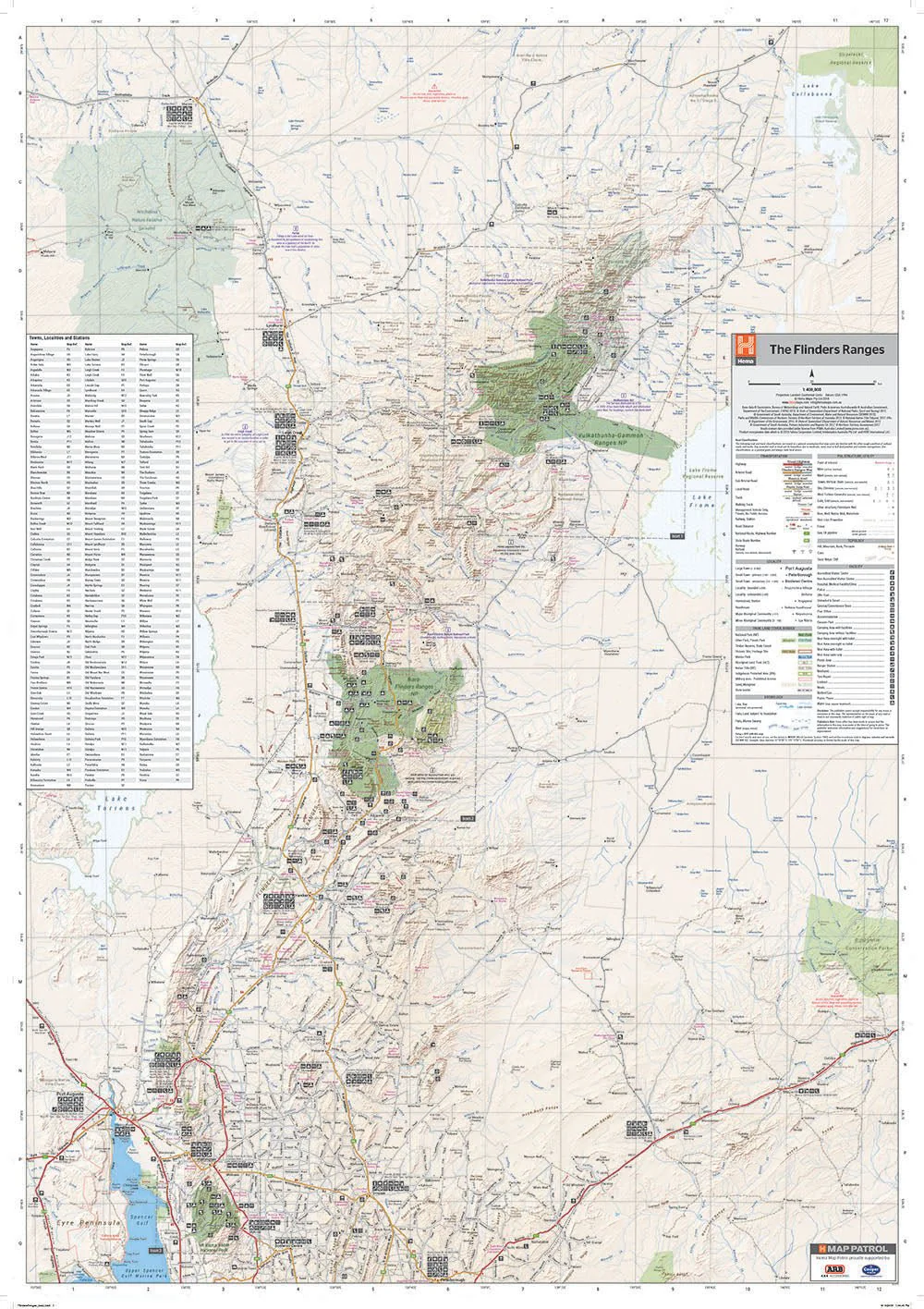 Flinders Ranges Map - Image 6