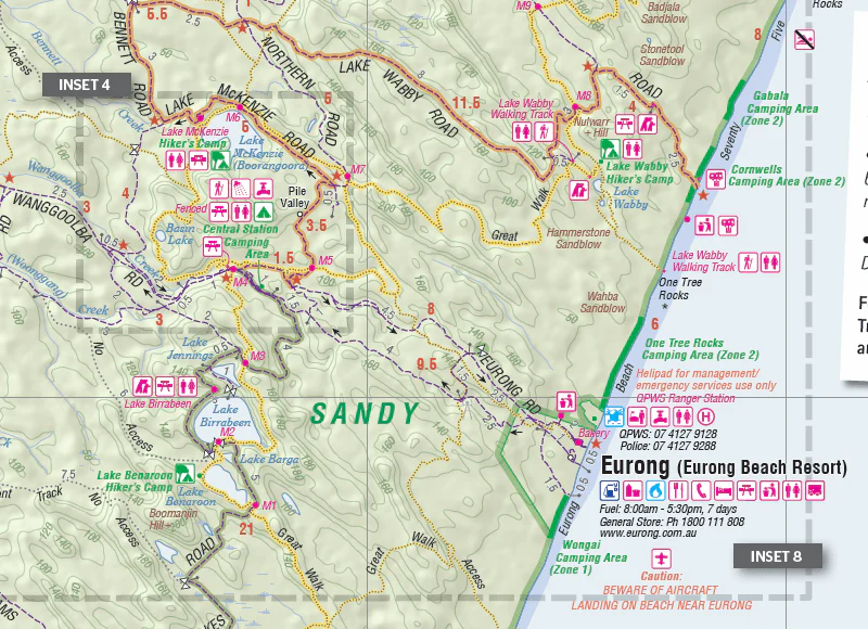 Fraser Island Wall Map - Image 2