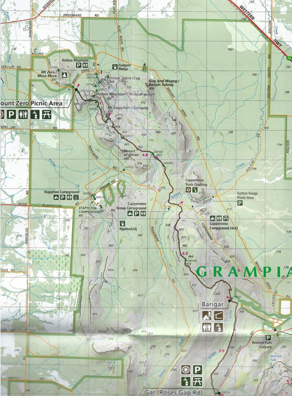 Grampians Peak Trail North Map - Image 3