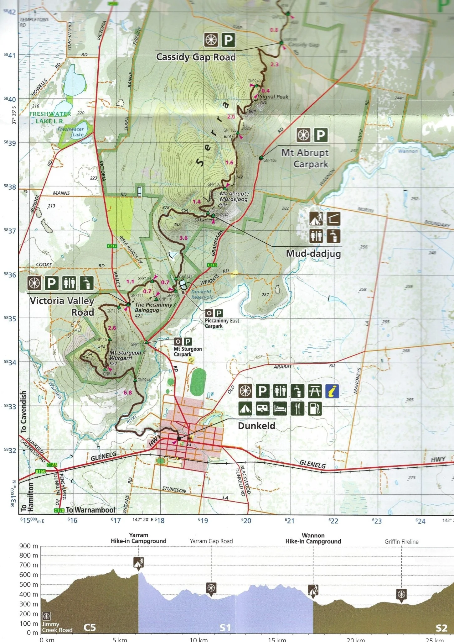 Grampians Peaks Trail South Map - Image 3