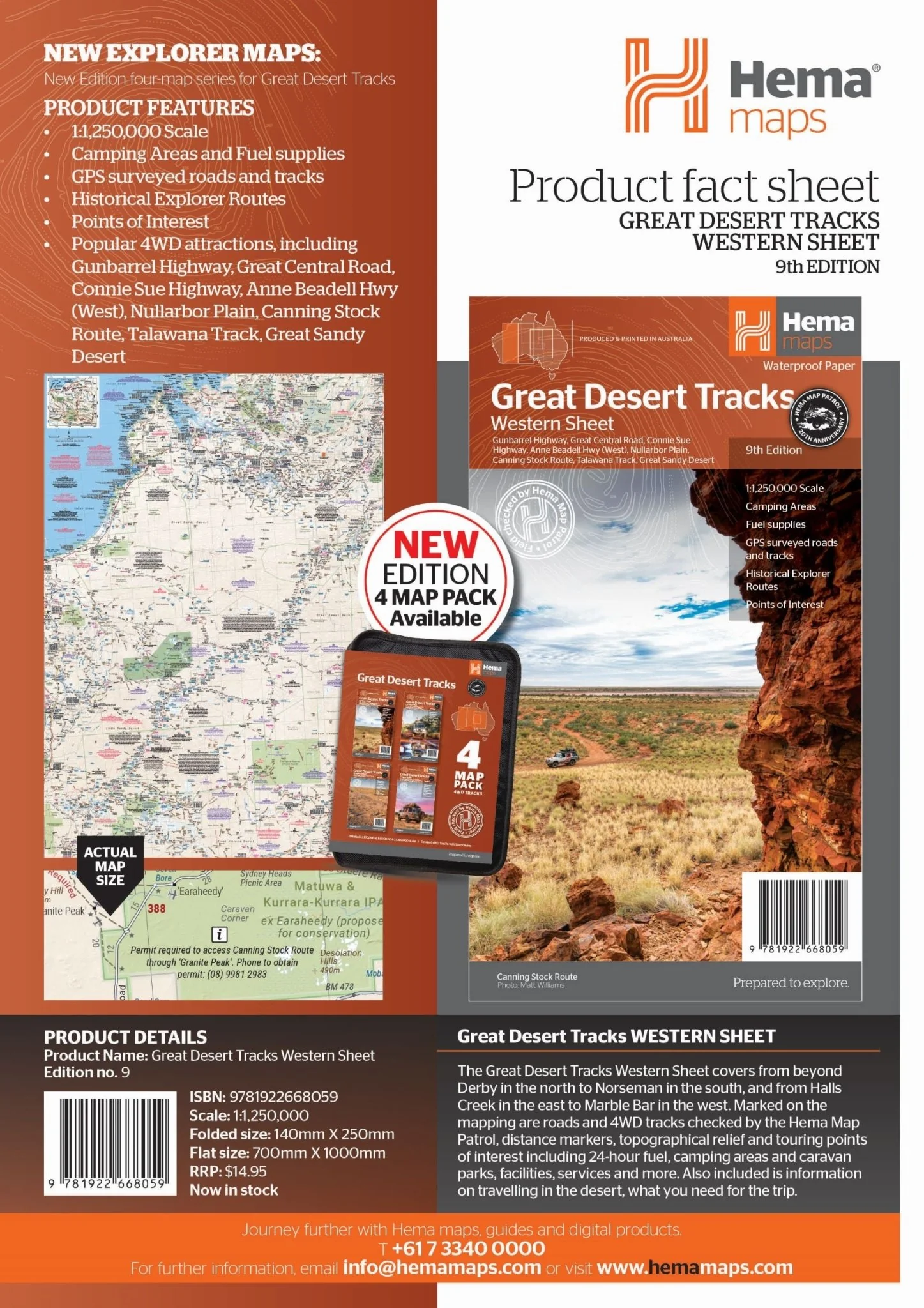 Great Desert Tracks Western Sheet - Image 3
