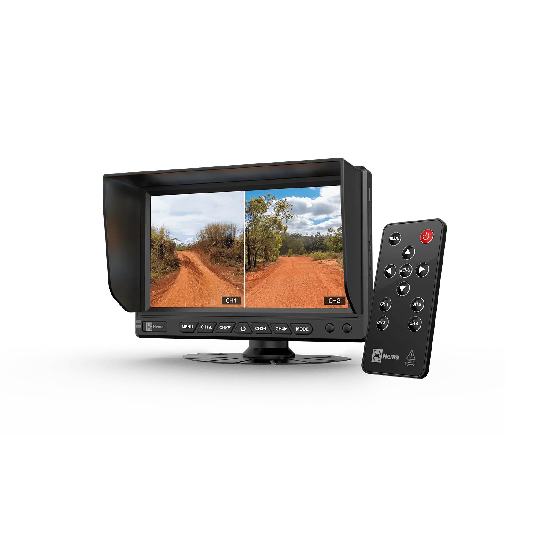 Hema HM-MNT AHD Quad Display Touchscreen Reversing Monitor - Image 3