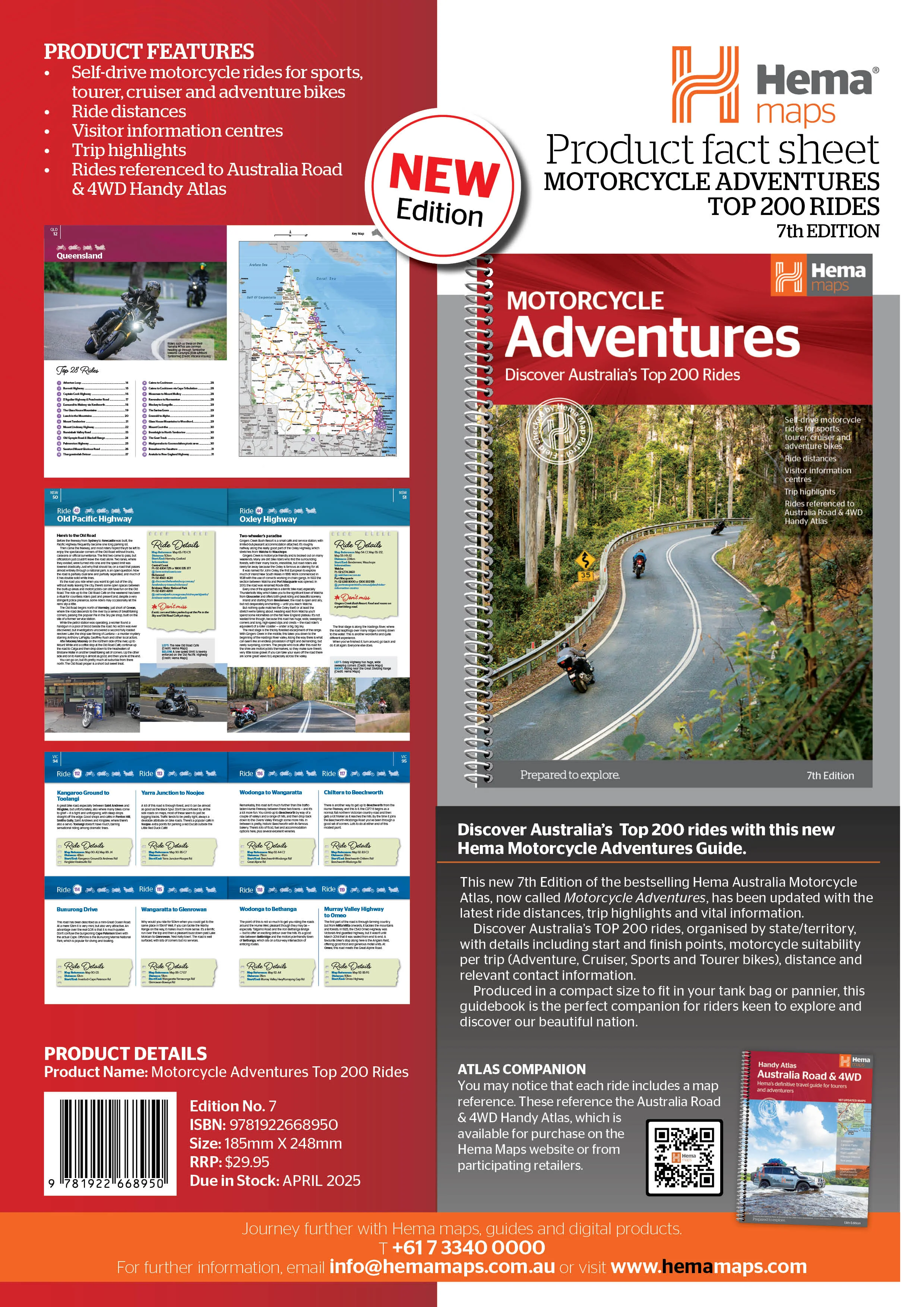 Hema Maps HX-M1 Motorcycle GPS Navigator Adventure Bundle - Image 6