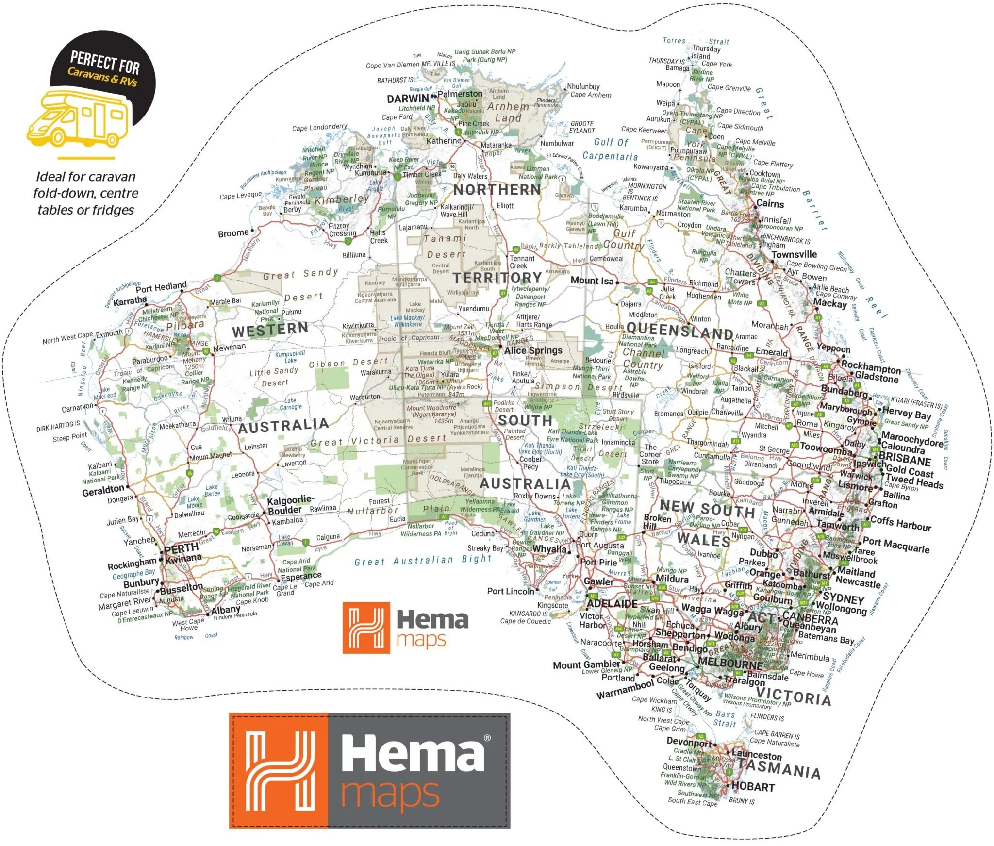 Hema Sticker Map (440mm x 375mm) - Image 11