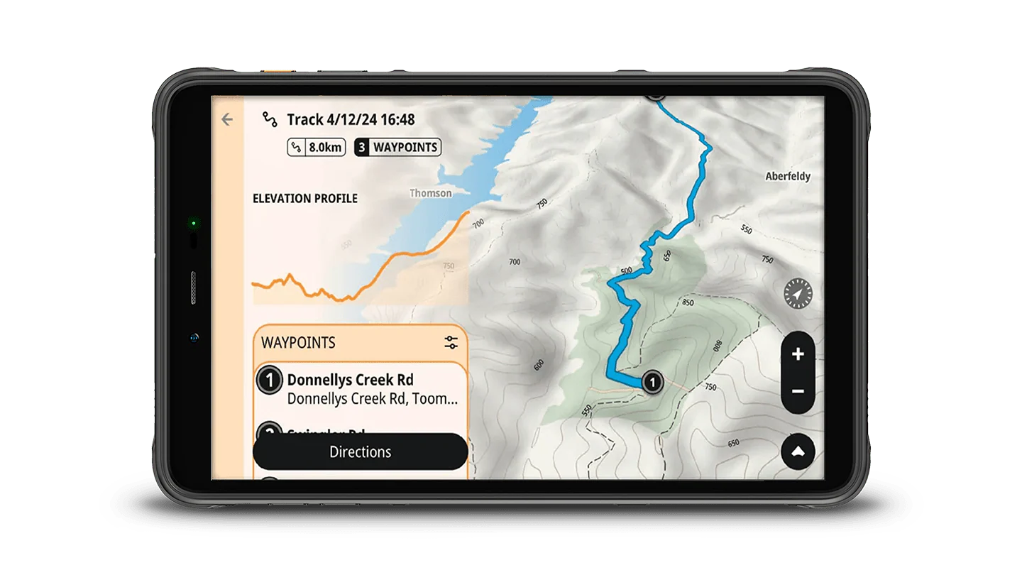 HX-Z8 Alpine 8-Inch XL Rugged Portable Smart Navigator Including Hema Nav - Image 6