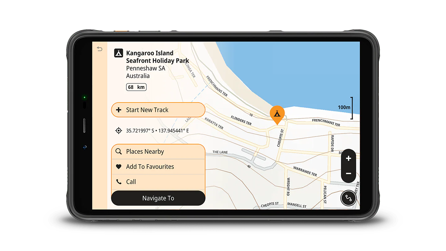 HX-Z8 Alpine 8-Inch XL Rugged Portable Smart Navigator Including Hema Nav - Image 7