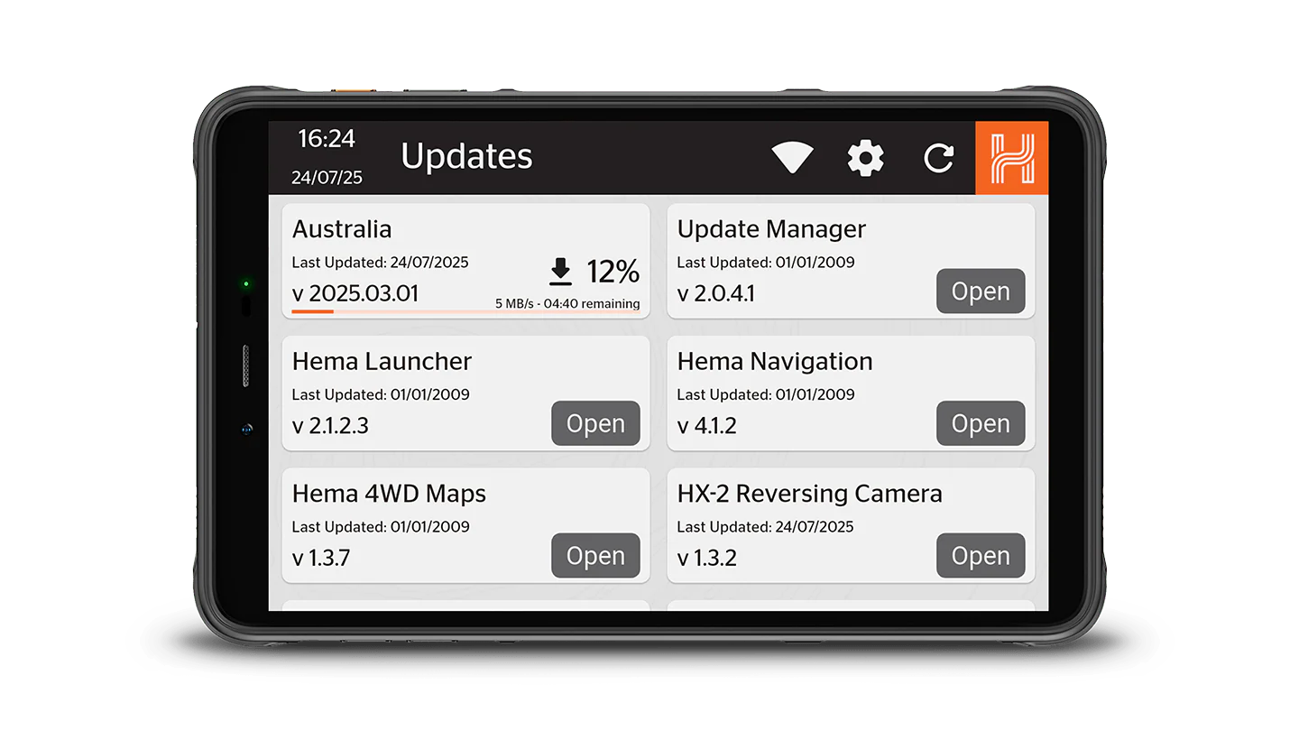 HX-Z8 Alpine 8-Inch XL Rugged Portable Smart Navigator Including Hema Nav - Image 8