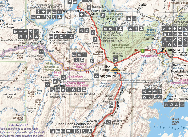 Kimberley Wall Map - Image 2