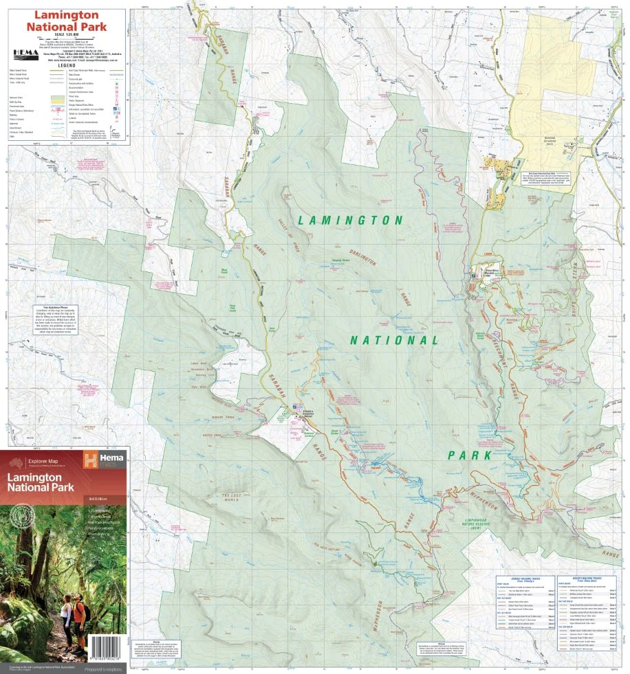 Lamington National Park Map - Image 6