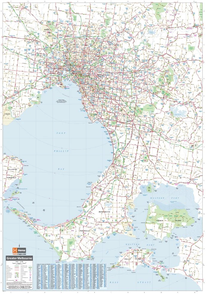 Melbourne & Region Map - Image 11
