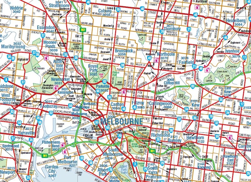 Melbourne & Region Map - Image 12