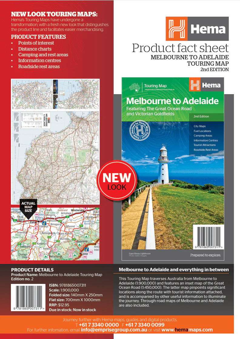 Melbourne to Adelaide Map - Image 3