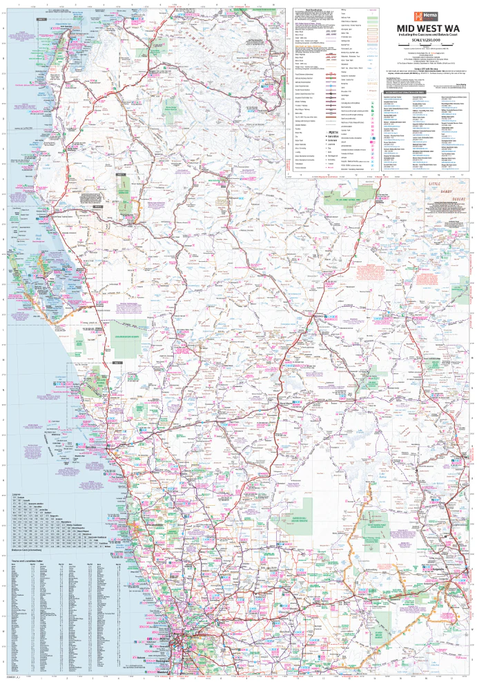 Mid West Western Australia Map - Image 5