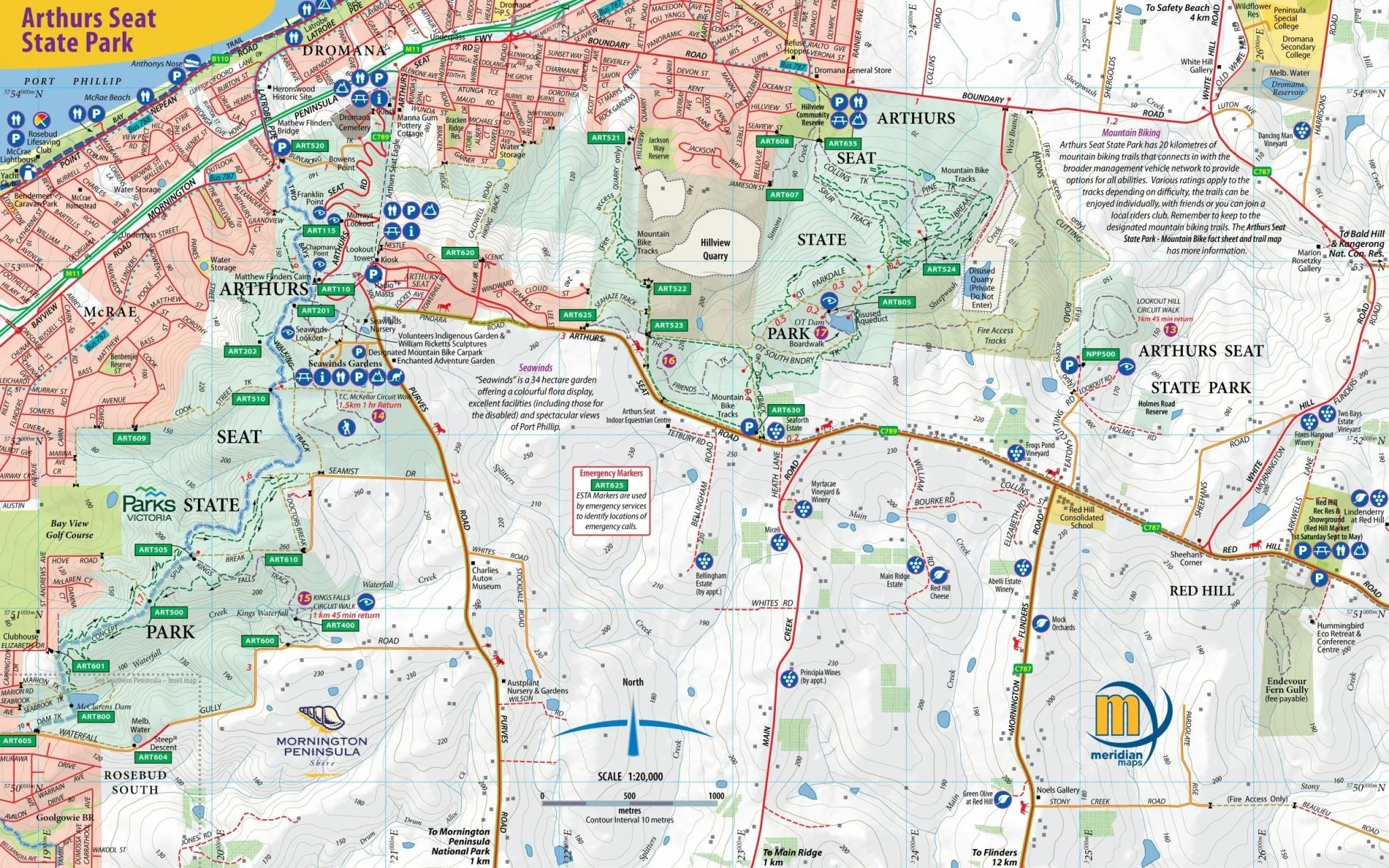 Mornington Peninsula Walks Map Guide - Image 2