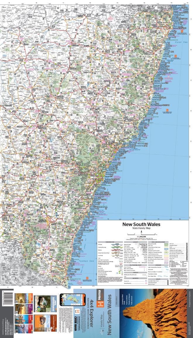 New South Wales Handy Map - Image 3