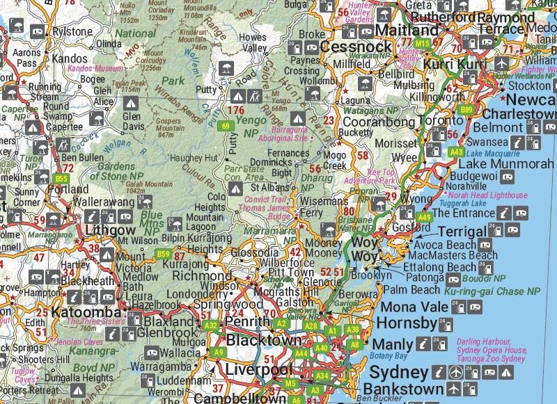 New South Wales Handy Map - Image 4