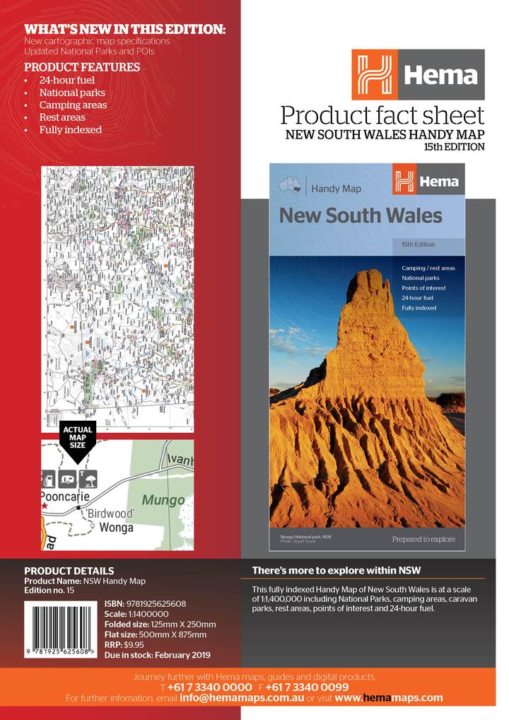 New South Wales Handy Map - Image 7