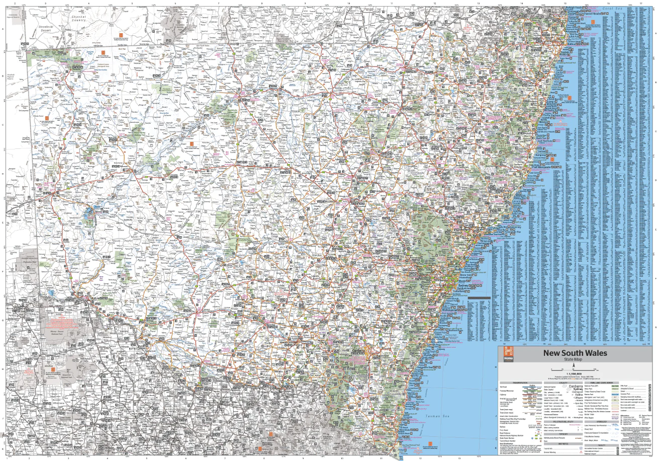 New South Wales State Map - Image 3