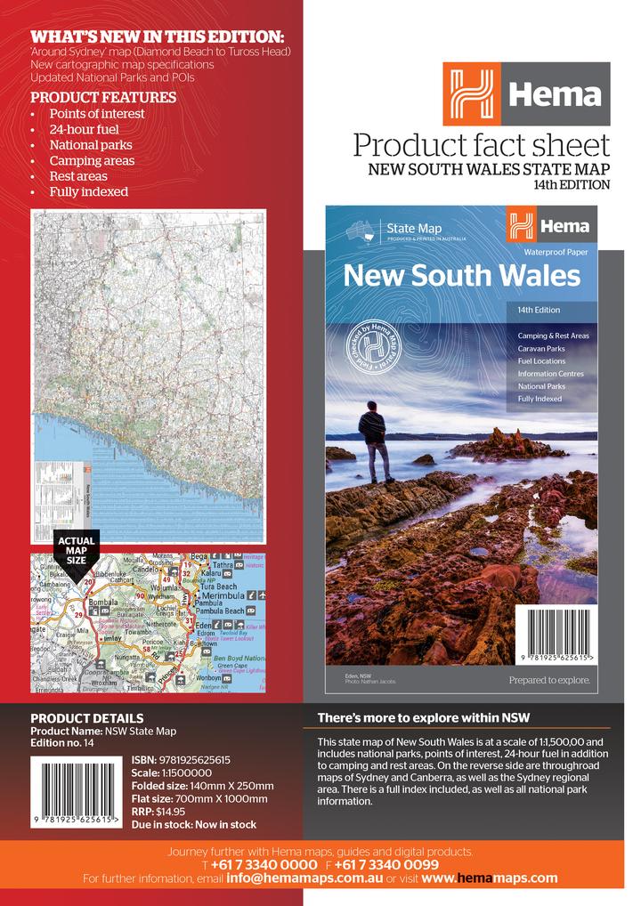 New South Wales State Map - Image 7