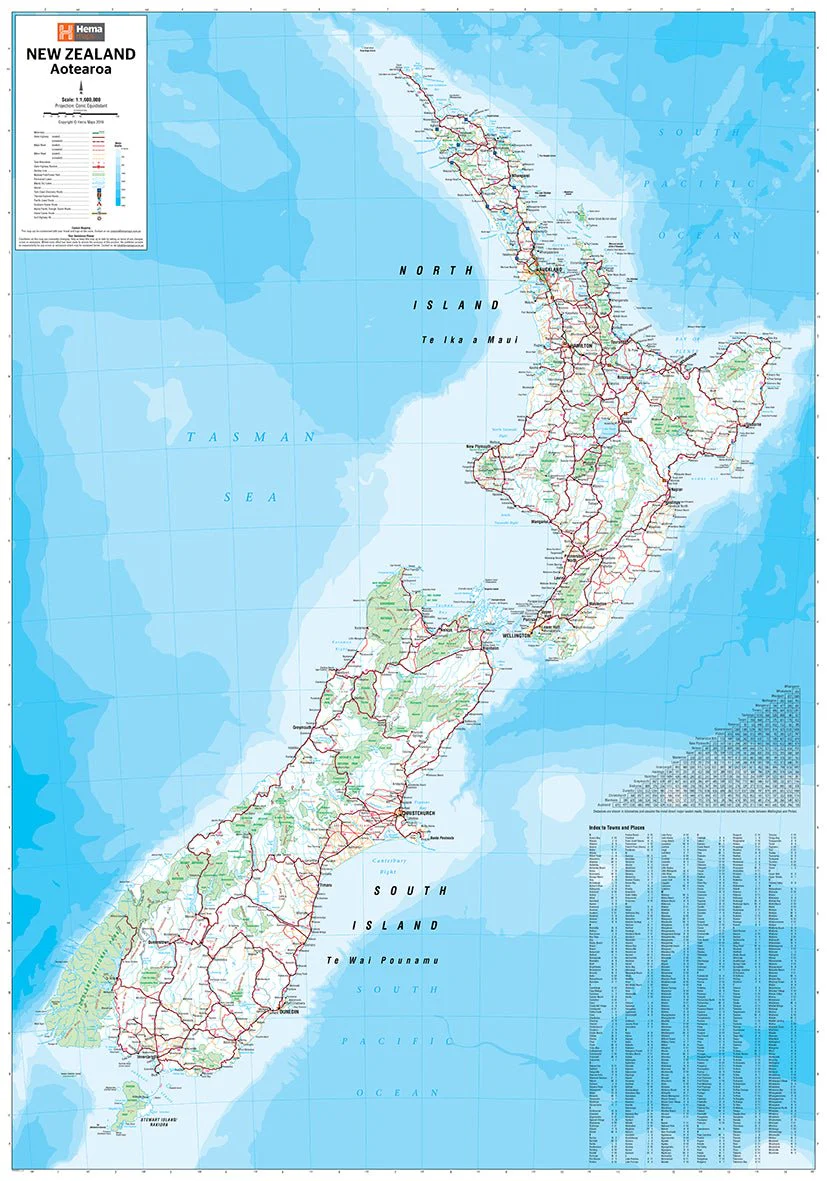 New Zealand Aotearoa Map - Image 3