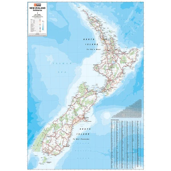 New Zealand (Aotearoa) Wall Map - Image 4