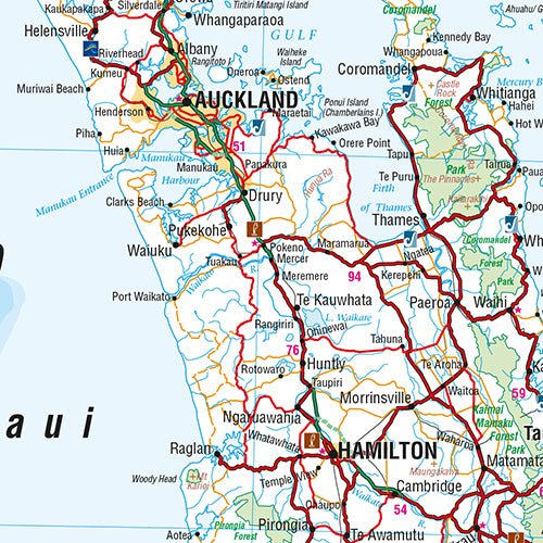 New Zealand (Aotearoa) Wall Map - Image 5