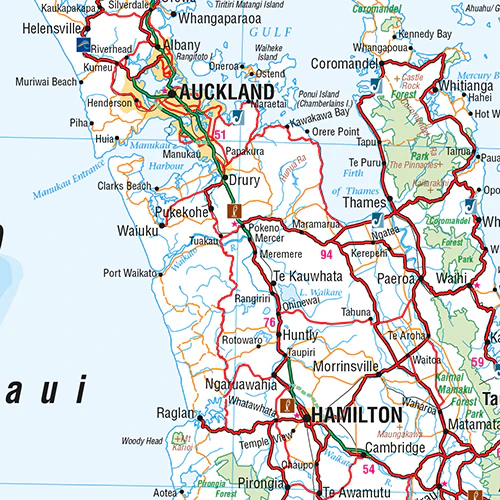 New Zealand (Aotearoa) Wall Map - Image 7