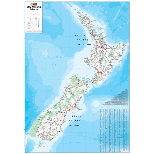 New Zealand (Aotearoa) Wall Map - Image 8