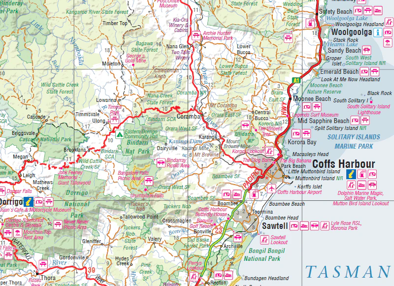 North East New South Wales Map - Image 5