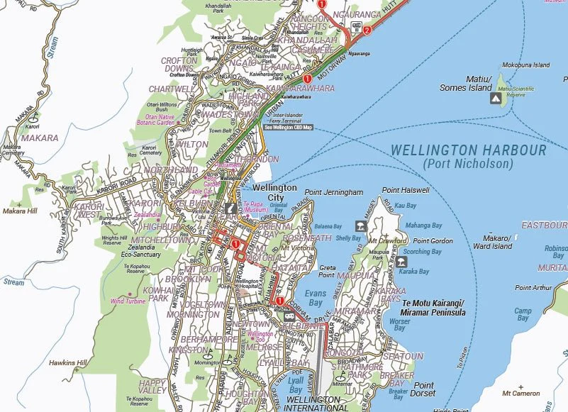 North Island New Zealand Map - Image 10