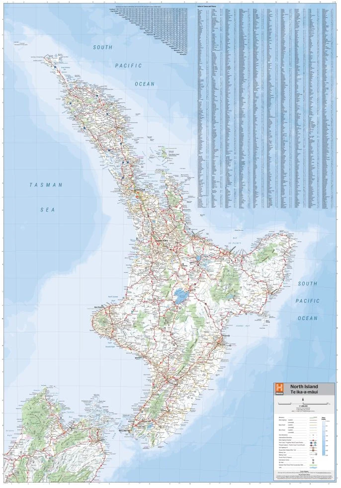 North Island New Zealand Map - Image 11