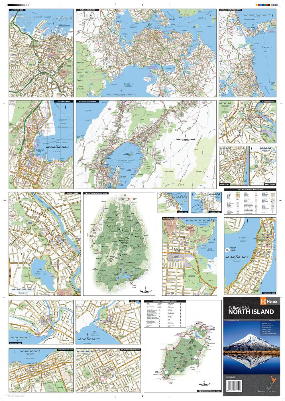 North Island New Zealand Map - Image 4