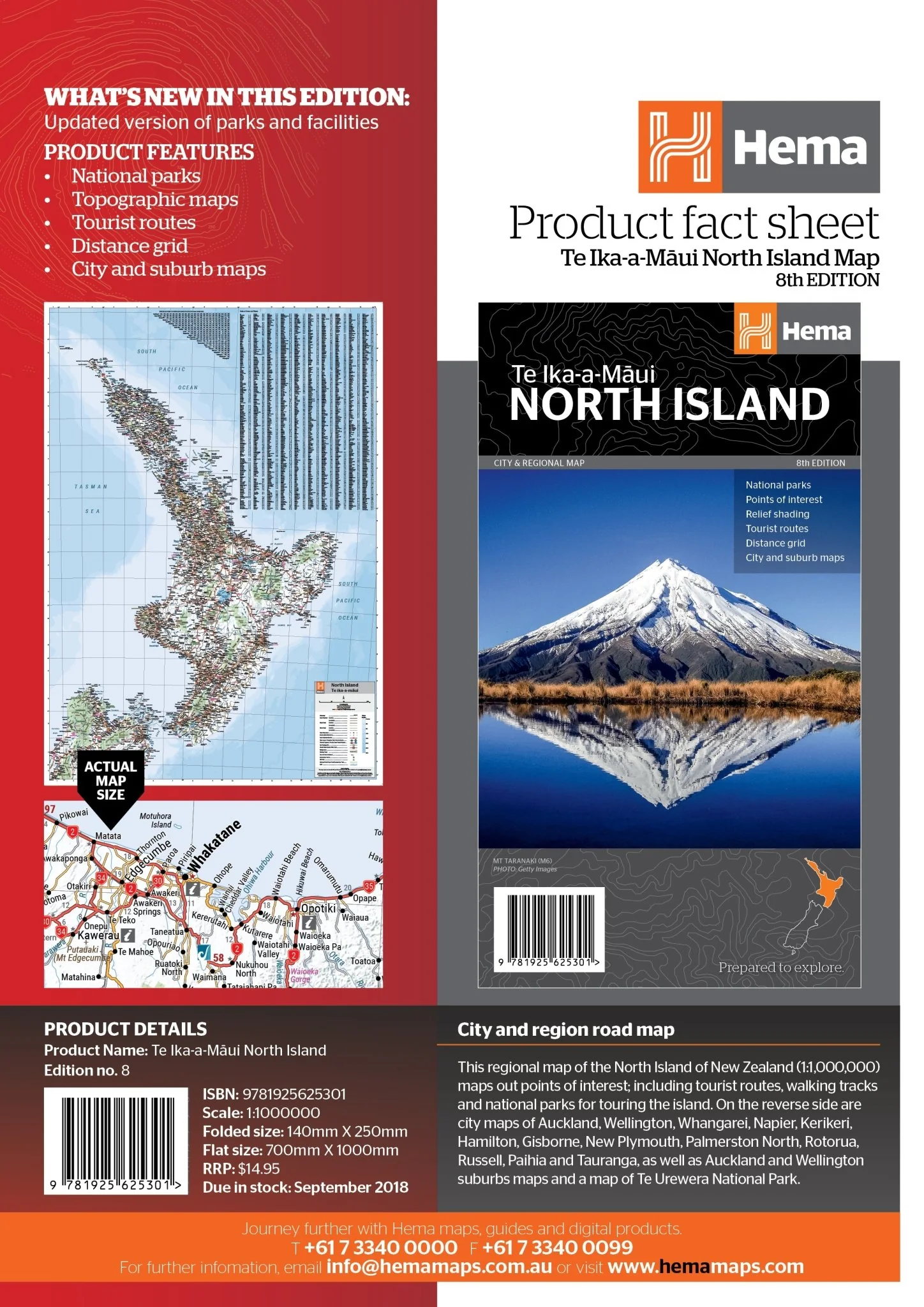 North Island New Zealand Map - Image 8